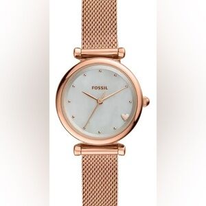 Carlie Rose Gold-Tone Stainless Steel Watch